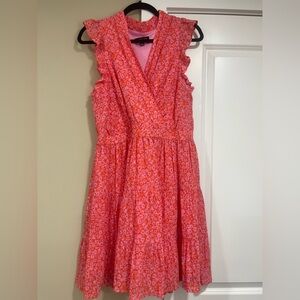 Rachel Zoe Vibrant Pink Floral Dress